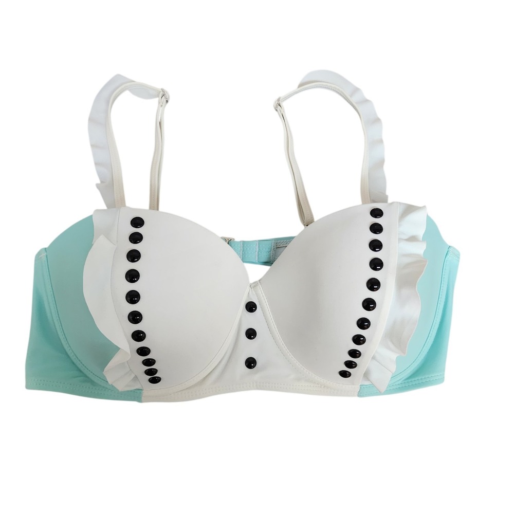 Hot Topic Disney Alice in Wonderland Halter Bikini Top Cosplay Women's XL